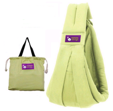 Cotton breathable sling baby carrier baby bag back pocket - Everyday Oasis