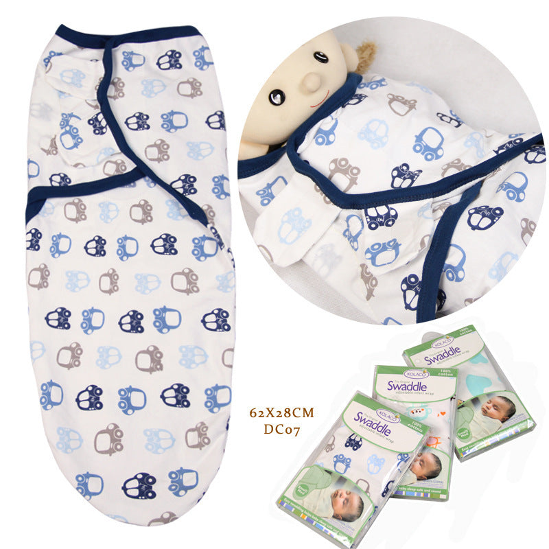 Cotton baby baby wrapped towel, cartoon baby sleeping bag, anti startled baby and baby products - Everyday Oasis